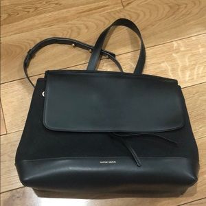 SOLD - Mansur Gavriel Lady Bag in Black Canvas